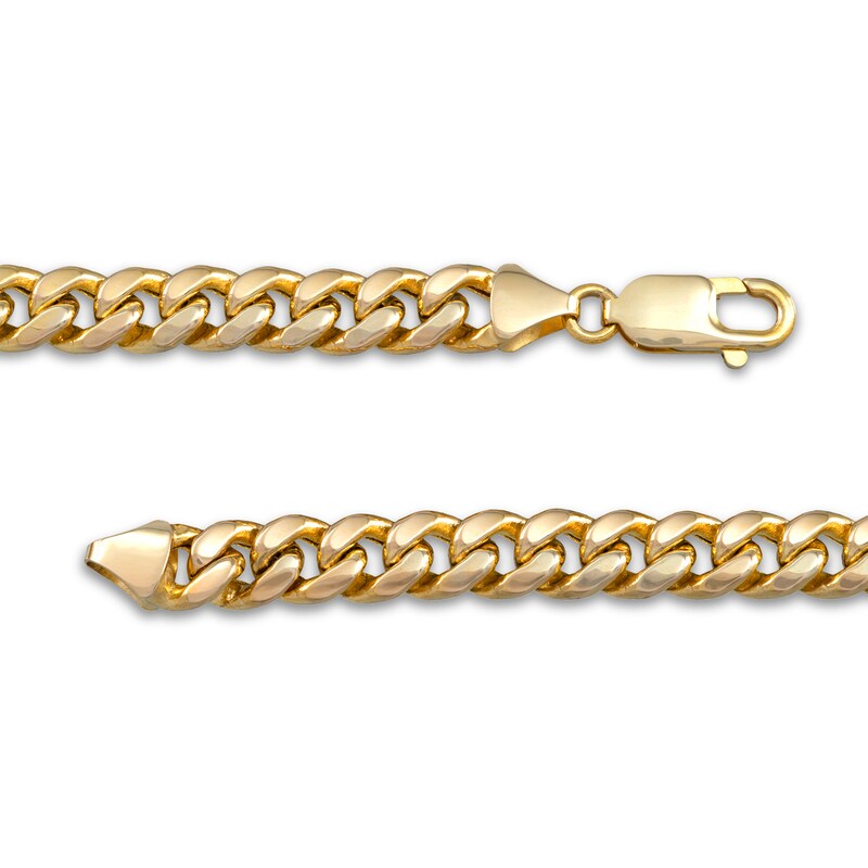 Main Image 2 of Previously Owned Curb Chain Necklace Hollow 14K Yellow Gold 22"