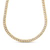 Thumbnail Image 1 of Previously Owned Curb Link Necklace Semi-Solid 10K Two-Tone Gold 22"