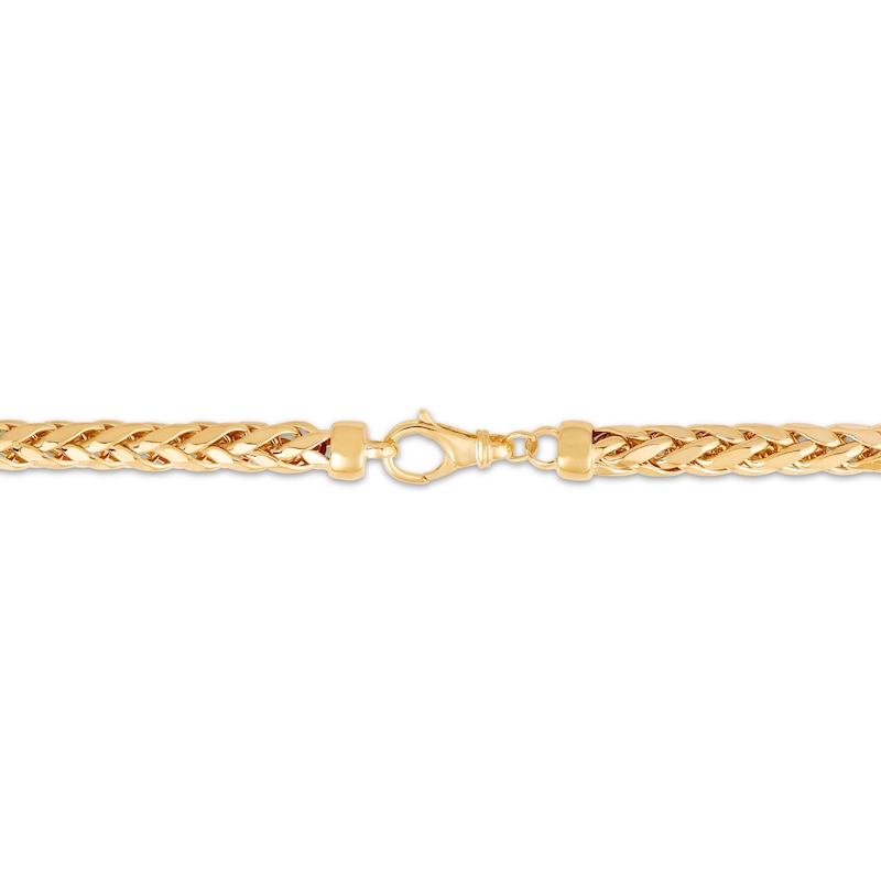 Main Image 3 of Previously Owned Wheat Chain Necklace Hollow 10K Yellow Gold 24"