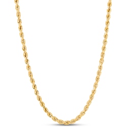 Previously Owned Rope Chain 3.0mm Hollow 14K Yellow Gold 22"