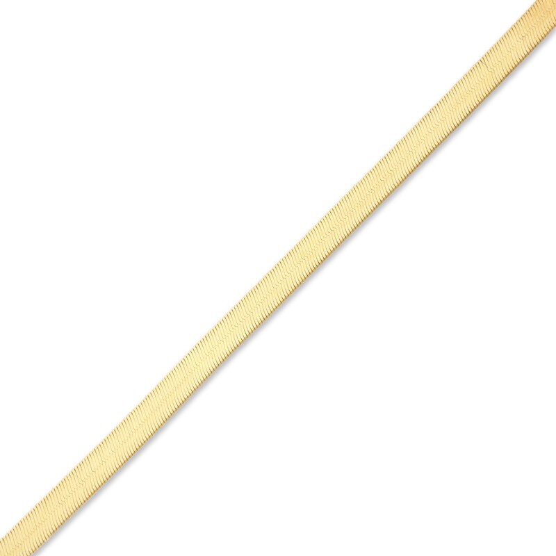 Main Image 2 of Previously Owned Herringbone Necklace Solid 14K Yellow Gold 18"