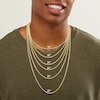 Thumbnail Image 6 of Previously Owned Rope Chain Necklace Semi-Solid 10K White Gold 24"