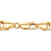 Thumbnail Image 2 of Previously Owned Cuban Curb Chain Bracelet Hollow 14K Yellow Gold 8.5"