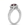Thumbnail Image 2 of Previously Owned Neil Lane Pink Tourmaline & Diamond Engagement Ring 1/2 ct tw 14K White Gold