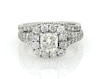 Thumbnail Image 1 of Previously Owned Neil Lane Cushion-Cut Diamond Halo Bridal Set 2-3/8 ct tw 14K White Gold Size 5