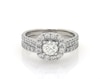 Thumbnail Image 1 of Previously Owned Neil Lane Round-Cut Diamond Halo Bridal Set 1-3/8 ct tw 14K White Gold Size 6