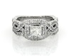 Thumbnail Image 1 of Previously Owned Neil Lane Princess-Cut Diamond Halo Bridal Set 1-1/4 ct tw 14K White Gold Size 5