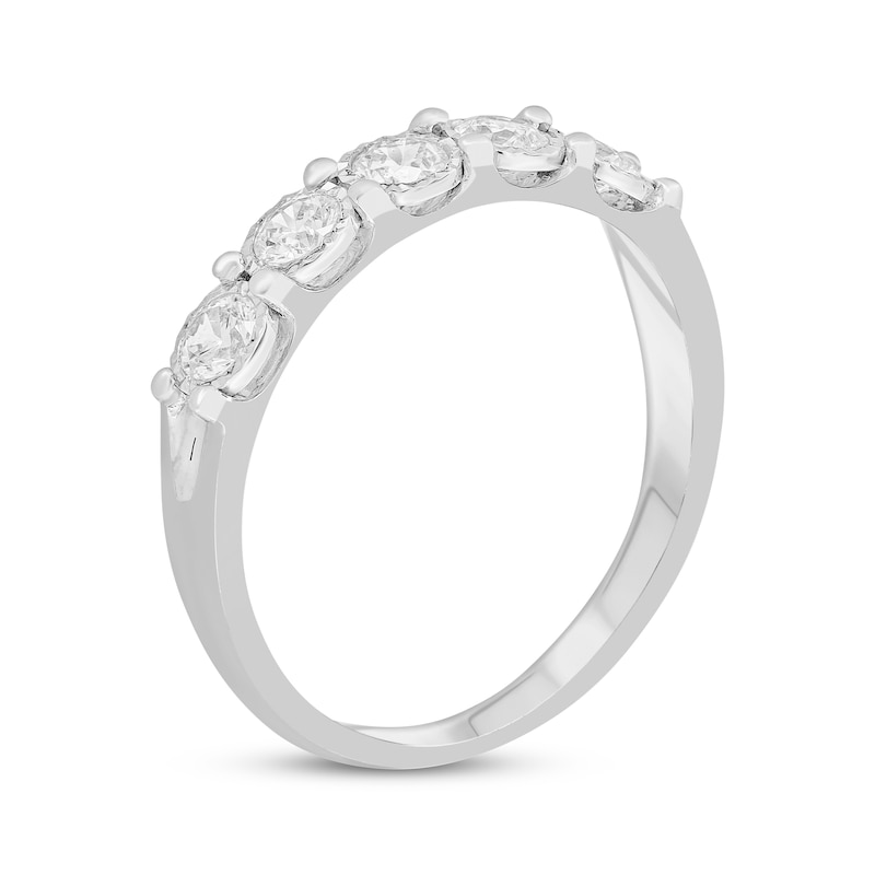 Main Image 2 of Previously Owned Diamond Anniversary Band 1/2 ct tw 10K White Gold