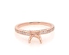 Thumbnail Image 0 of Previously Owned Neil Lane Diamond Halo Engagement Ring Setting 1/2 ct tw 14K Rose Gold Size 6.5