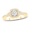 Thumbnail Image 1 of Previously Owned Diamond Engagement Ring 1/2 ct tw Round-cut 10K Yellow Gold