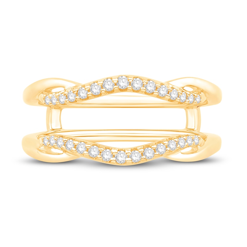 Main Image 3 of Previously Owned Diamond Enhancer Ring 1/5 ct tw 14K Yellow Gold Size 7