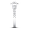 Thumbnail Image 3 of Previously Owned Certified Diamond Engagement Ring 1-1/5 ct tw 14K White Gold Size 7