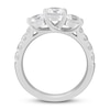 Thumbnail Image 3 of Previously Owned Three-Stone Diamond Engagement Ring 2 ct tw Round-cut 14K White Gold