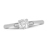 Thumbnail Image 0 of Previously Owned Diamond Engagement Ring 1/3 ct tw Round-cut 14K White Gold
