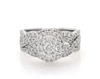 Thumbnail Image 1 of Previously Owned Round-Cut Diamond Twist Shank Bridal Set 1-1/2 ct tw 14K White Gold Size 6.5