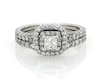 Thumbnail Image 1 of Previously Owned Neil Lane Princess-Cut Diamond Bridal Set 1-1/3 ct tw 14K White Gold Size 6.5