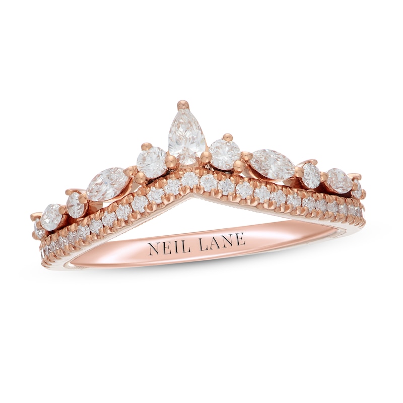 Main Image 1 of Previously Owned Neil Lane Diamond Anniversary Band 1/2 ct tw 14K Rose Gold