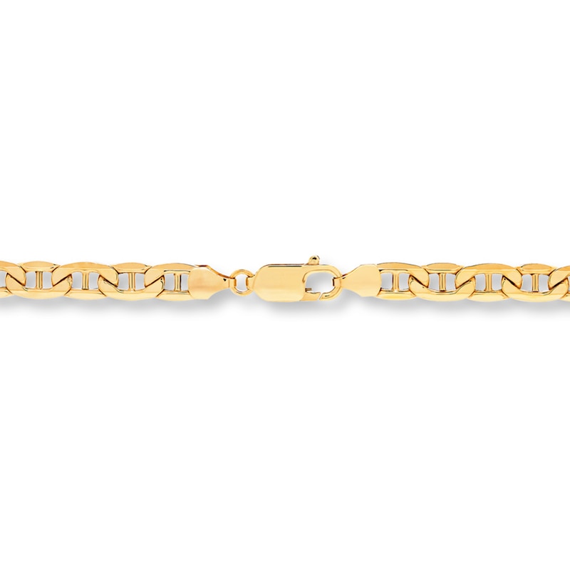 Main Image 2 of Previously Owned Mariner Chain Necklace Hollow 14K Yellow Gold 20"