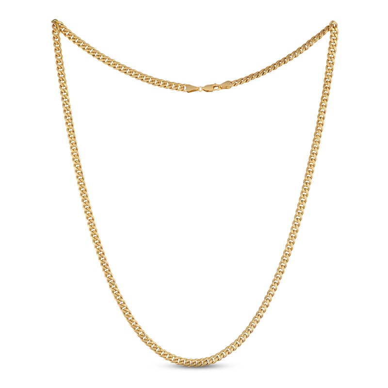 Main Image 1 of Previously Owned Cuban Chain Necklace Solid 14K Yellow Gold 20"