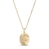 Thumbnail Image 1 of Previously Owned Angel Warrior Medallion Necklace 10K Yellow Gold 22"