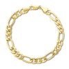 Thumbnail Image 1 of Previously Owned Figaro Link Bracelet Hollow 10K Yellow Gold 9"