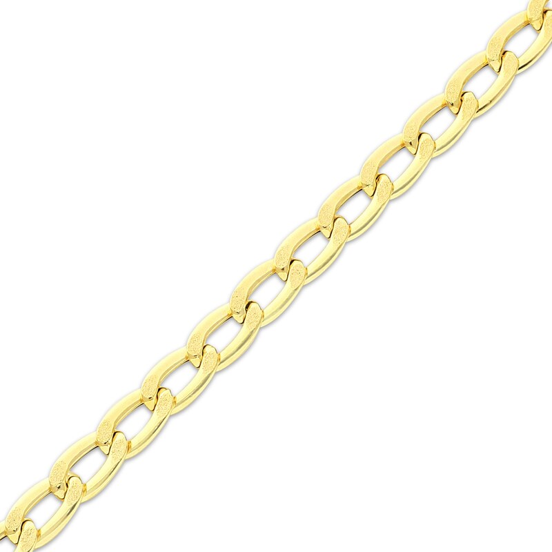 Main Image 3 of Previously Owned Link Chain Necklace 7.7mm Hollow 10K Yellow Gold 18”