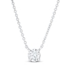 Thumbnail Image 0 of Previously Owned Lab-Created Diamonds by KAY Solitaire Necklace 1/2 ct tw 14K White Gold 19"