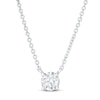 Thumbnail Image 1 of Previously Owned KAY Lab-Grown Diamonds Solitaire Necklace 1/2 ct tw 14K White Gold 19"