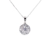Thumbnail Image 1 of Previously Owned KAY Lab-Grown Diamonds Necklace 1-1/2 ct tw 14K White Gold 18"