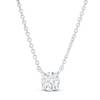 Thumbnail Image 1 of Previously Owned KAY Lab-Grown Diamonds Solitaire Necklace 1/2 ct tw 14K White Gold 18" (F/SI2)