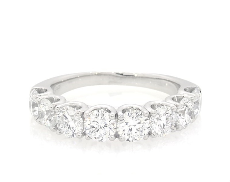 Main Image 1 of Previously Owned THE LEO Legacy Lab-Grown Diamond Anniversary Band 2 ct tw 14K White Gold