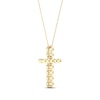 Thumbnail Image 4 of Previously Owned KAY Lab-Grown Diamonds Cross Necklace 1/2 ct tw 14K Yellow Gold 18"