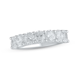 Previously Owned Lab-Grown Diamonds Diamond Anniversary Ring 2 ct tw Oval-cut 14K White Gold