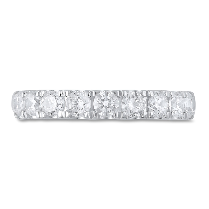 Main Image 3 of Previously Owned Lab-Grown Diamonds Anniversary Band 1 ct tw 14K White Gold