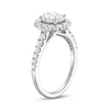 Thumbnail Image 2 of Previously Owned Lab-Grown Diamonds Oval-Cut Engagement Ring 1-3/4 ct tw 14K White Gold