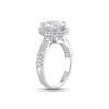 Thumbnail Image 2 of Previously Owned Lab-Grown Diamonds Oval-Cut Engagement Ring 2-1/2 ct tw 14K White Gold