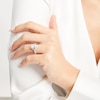 Thumbnail Image 4 of Previously Owned Lab-Grown Diamonds Oval-Cut Engagement Ring 2-1/2 ct tw 14K White Gold