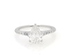 Thumbnail Image 1 of Previously Owned Lab-Grown Diamonds Pear-Shaped Engagement Ring 1-1/5 ct tw 14K White Gold