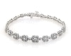 Thumbnail Image 1 of Previously Owned Center of Me Diamond Link Bracelet 3/4 ct tw 10K White Gold