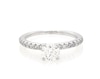Thumbnail Image 1 of Previously Owned Round-Cut Diamond Engagement Ring 3/4 ct tw 14K White Gold Size 7