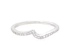 Thumbnail Image 1 of Previously Owned Neil Lane Diamond Contoured Wedding Band 1/5 ct tw 14K White Gold Size 7