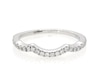Thumbnail Image 1 of Previously Owned Neil Lane Diamond Contour Wedding Band 1/6 ct tw 14K White Gold Size 4