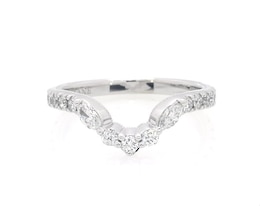 Previously Owned Neil Lane Diamond Wedding Band 3/8 ct tw 14K White Gold Size 4.5