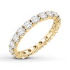Thumbnail Image 4 of Previously Owned Diamond Eternity Anniversary Ring 2 ct tw Round-cut 14K Yellow Gold Size 6.5