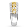 Thumbnail Image 2 of Previously Owned Diamond Anniversary Band 1 ct tw Round-cut 14K Two-Tone Gold Size 6