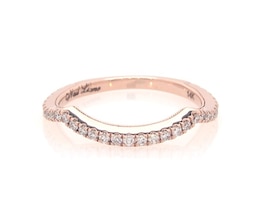 Previously Owned Neil Lane Diamond Wedding Band 1/5 ct tw Round-cut 14K Rose Gold