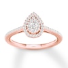 Thumbnail Image 0 of Previously Owned Diamond Engagement Ring 1/4 ct tw Round-cut 10K Rose Gold