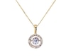 Thumbnail Image 1 of Previously Owned Unstoppable Love Round-Cut Diamond Necklace 1/3 ct tw 10K Yellow Gold 19"