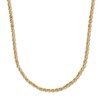 Thumbnail Image 1 of Previously Owned Rope Chain Necklace Semi-Solid 14K Yellow Gold 22"
