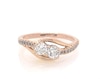 Thumbnail Image 1 of Previously Owned Ever Us Diamond Engagement Ring 3/4 ct tw 14K Rose Gold